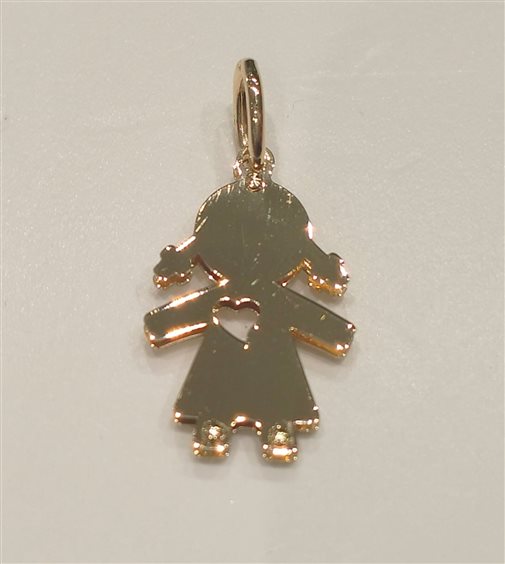 Pendente Gazzola in Oro giallo PNOGFGIRLMONICM15 - PNOGFGIRLMONICM15